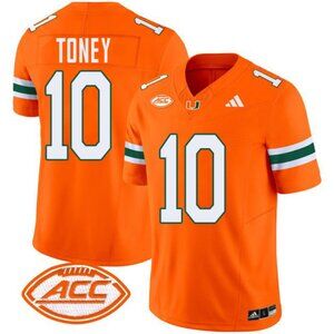 Malachi Toney Orange Stitched Jersey Vapor For Mens Youths Select
